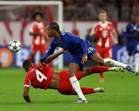 Chelsea's manager fumes when Bayern Munich center-back Tah avoids red card during Champions League defeat